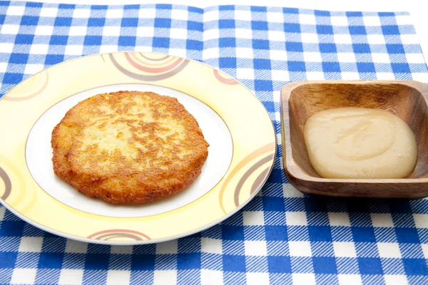 Potato Rösti on Plate — Stok fotoğraf