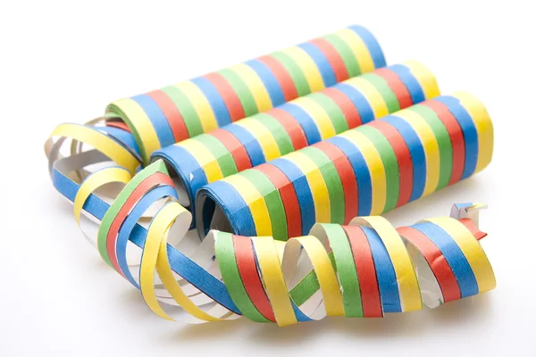 Coloured streamers — Stock Photo, Image