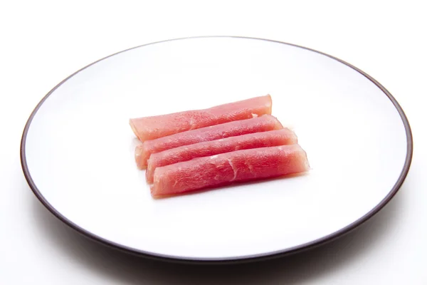 Raw Ham for Bread — Stock Photo, Image