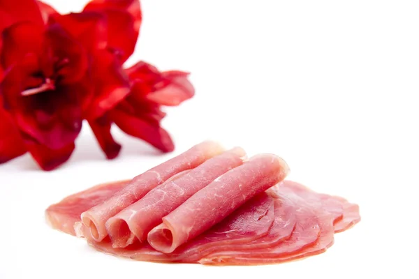 Jamón crudo para pan —  Fotos de Stock