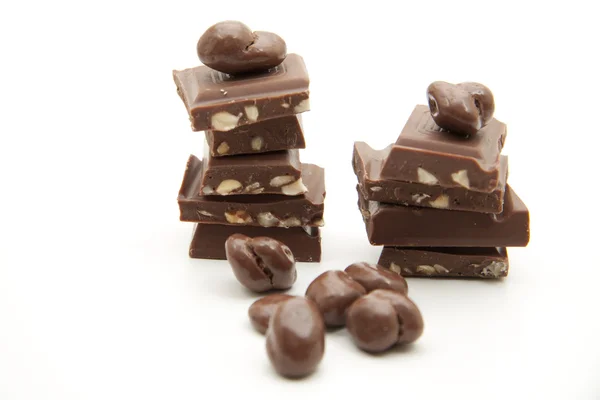 Passas de chocolate — Fotografia de Stock