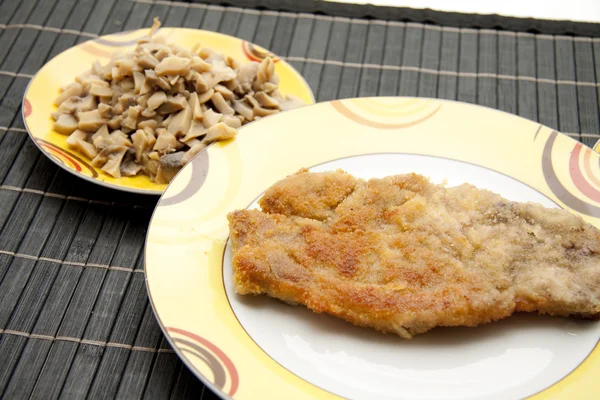 Schweineschnitzel — Stockfoto