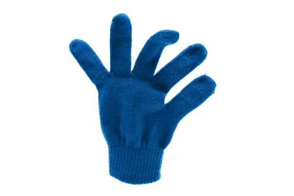 蓝色手套 — 图库照片
