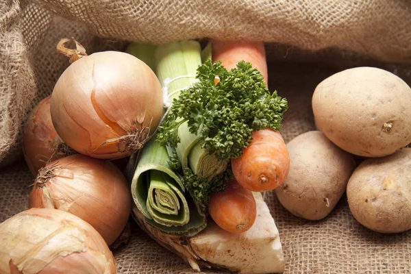 Verduras sopa fresca — Stok fotoğraf