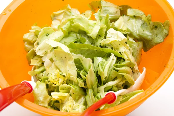 Salada de Iceberg em Bowl — Fotografia de Stock