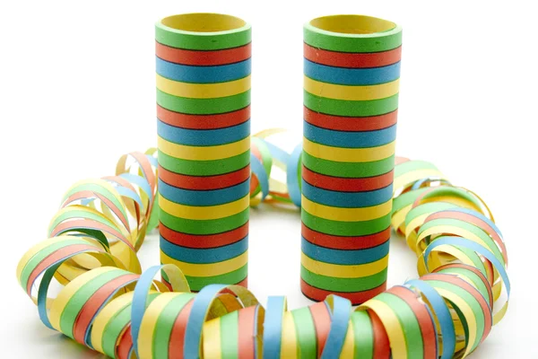 Coloured streamers — Stock Photo, Image