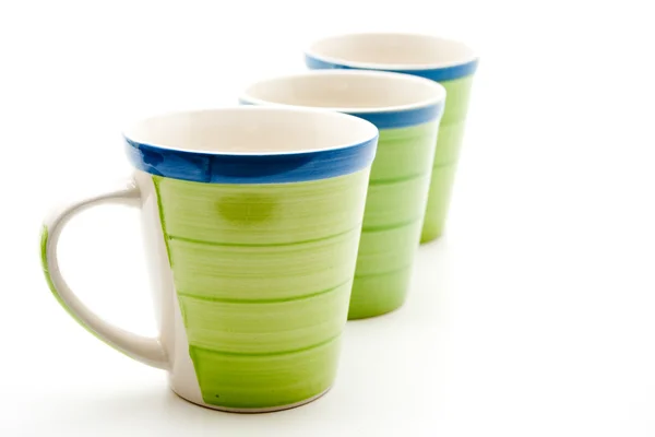 Green coffee cup — Stock Photo, Image