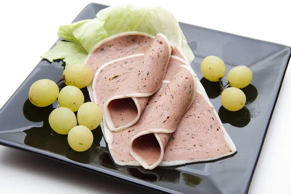 Cold cuts on Plate — Stock Photo, Image