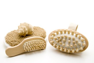 Masaj fırçası ve sünger