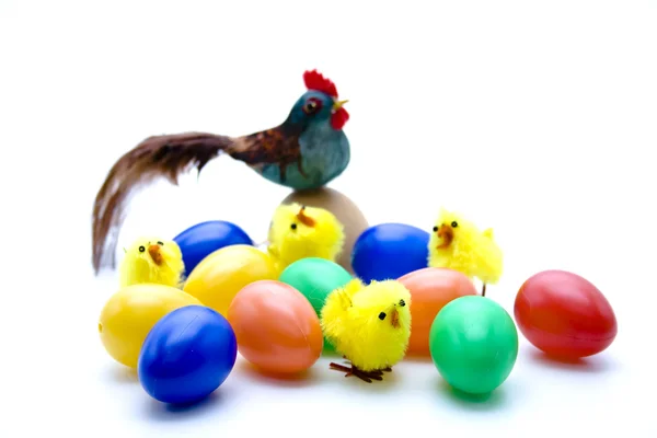 Huevos de Pascua coloreados — Foto de Stock