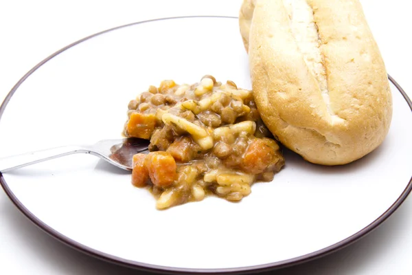 Fresh lentil soup — Stock Photo, Image