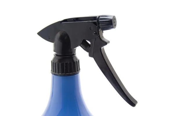 Blauwe spraybottle — Stockfoto