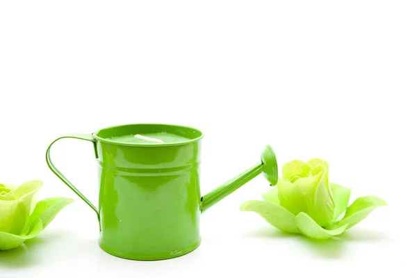 Green Watering Can — Stock Photo, Image