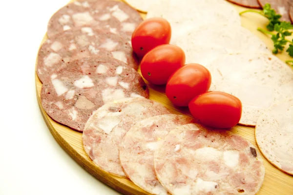 Piatto salumi — Foto Stock