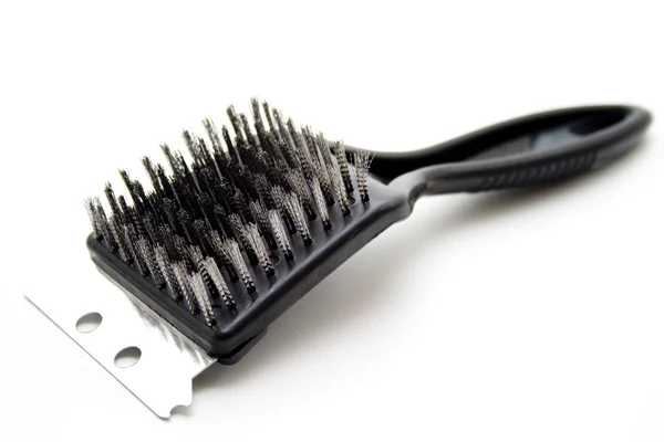 Wire scratch brush for grill — Stock Photo, Image