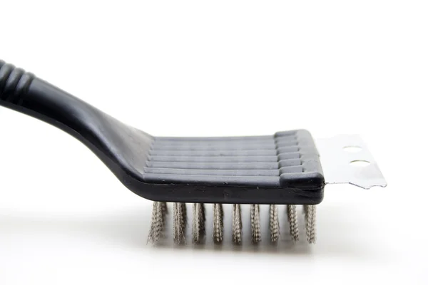 Wire scratch brush for grill — Stock Photo, Image