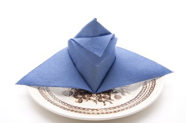 katlanmış masa peçete