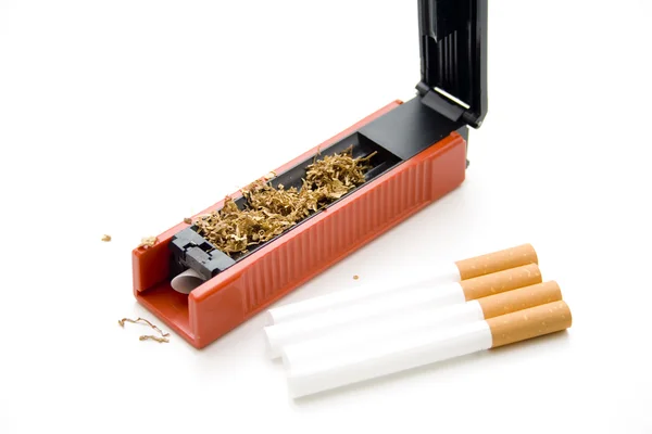 Stampfmaschine für Zigaretten — Stockfoto