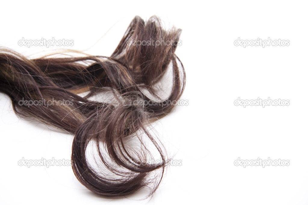 Dark hair with locks