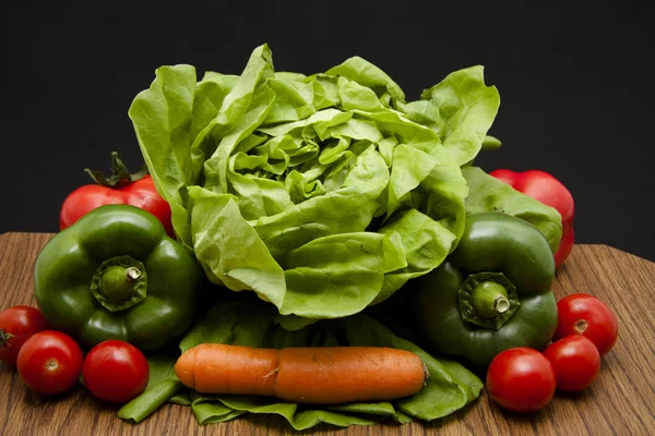 Olika grönsaker fräska — Stockfoto