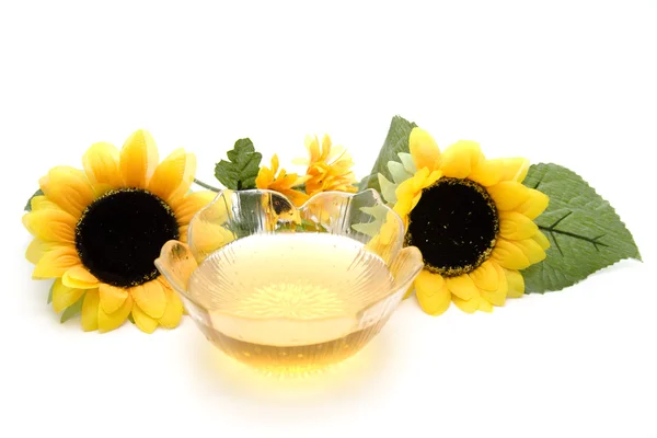 Sunflowers oil — Stock Photo, Image