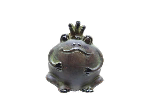 Frog with crown — Stock Photo, Image