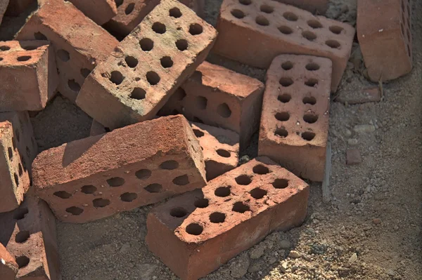 Pedras de tijolo para a construção — Fotografia de Stock