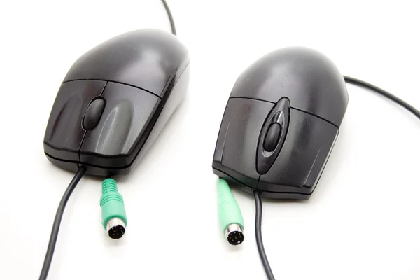 Computer mouse with cable — Stock Photo, Image