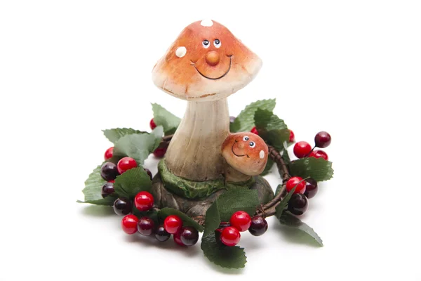 Ceramic mushroom — Stock Photo, Image