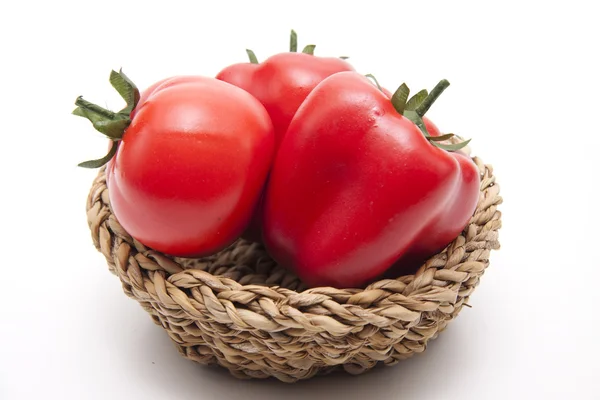 Tomaten und Paprika — Stockfoto