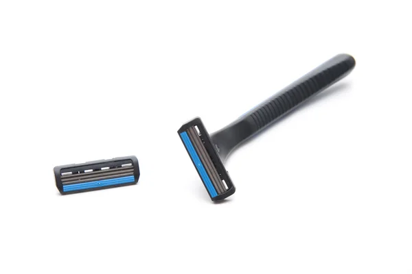 Disposable razor with spare blade — Stock Photo, Image
