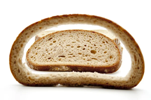 Fresh crust slice of bread — Stock Photo, Image