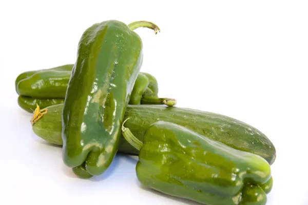 Fresh pepper with cucumber — Stock Photo, Image