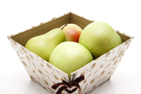 Fresh apples and pears — Stock Photo, Image