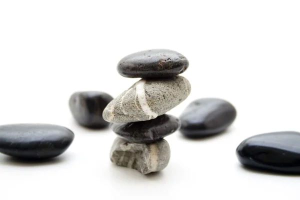 Black stones — Stock Photo, Image