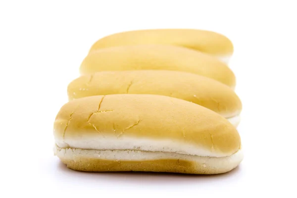 Fresh Hotdog bread rolls — Stock Photo, Image