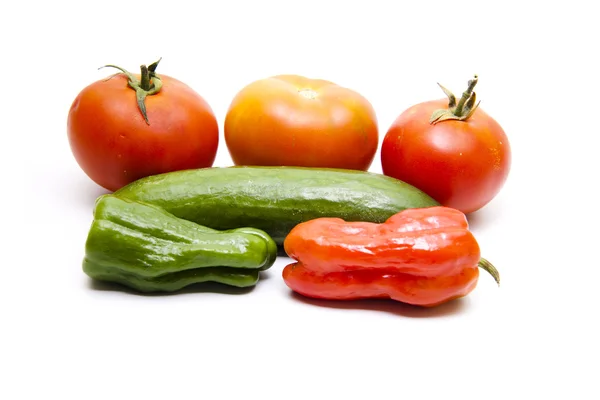 Fresh tomatoes with paprika — Stock Photo, Image
