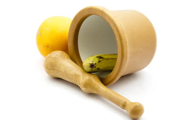 Банан и апельсин — стоковое фото