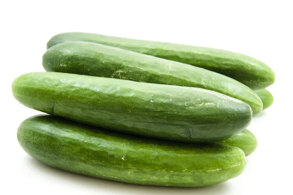 Green salad cucumbers — Stock Photo, Image