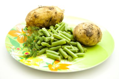 patates ile taze fasulye