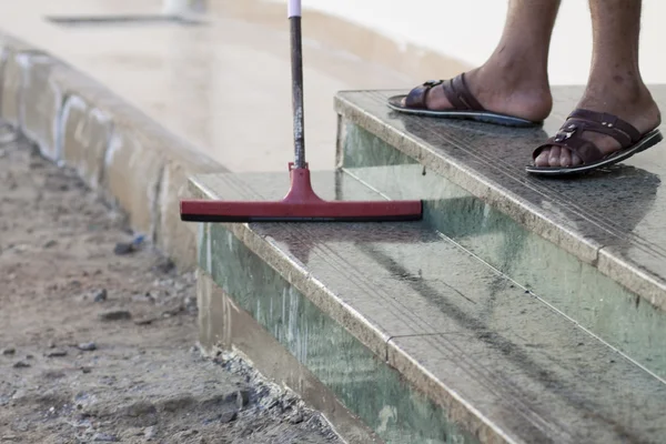 Tirador a prueba de agua para escalera —  Fotos de Stock