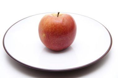 Taze kırmızı elma.