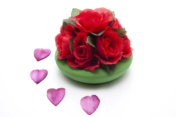 Rose flower arrangement — Stock Photo, Image