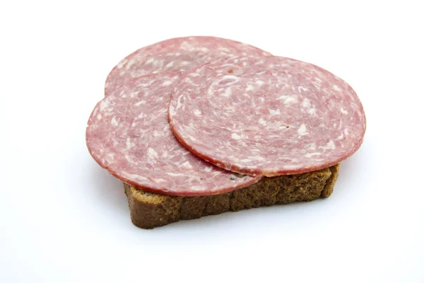 Fresh salamis — Stock Photo, Image