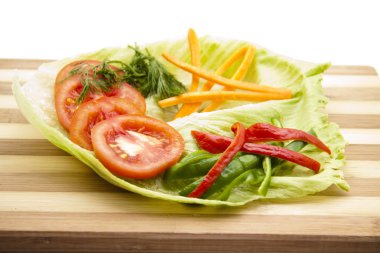 kırmızı biber ve havuç