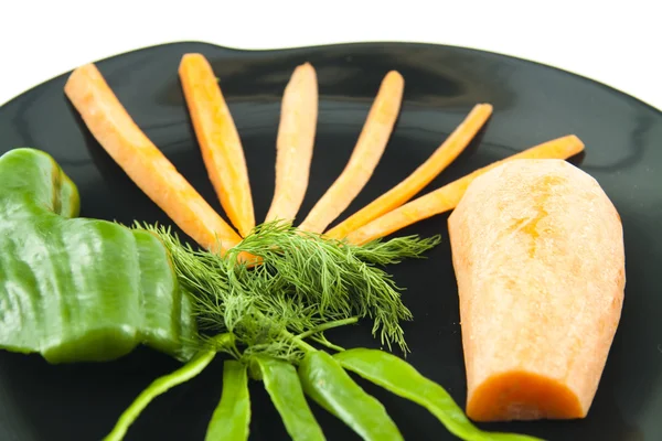 Zanahoria con pimentón — Foto de Stock
