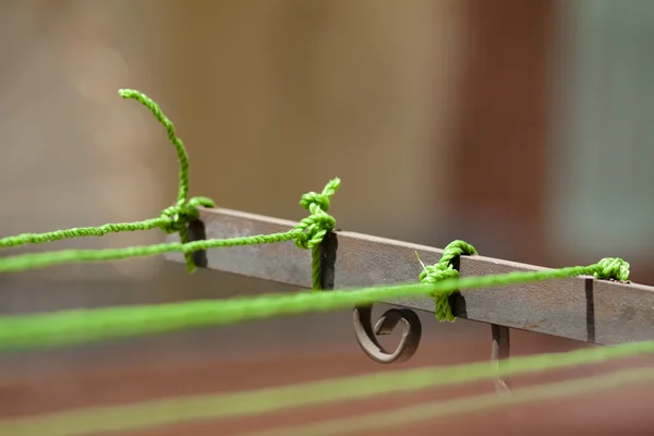 Clothesline fixture — Stock Photo, Image