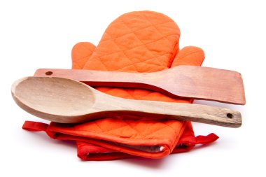 yemek kaşığı ile pot el ayakkabı