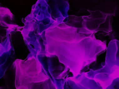 Suluboya girdap. Organik ince tuval. Arka planda güzel bir duman soyutlaması. Alkol mürekkebi. Soyut Ruhsal Akışkan.