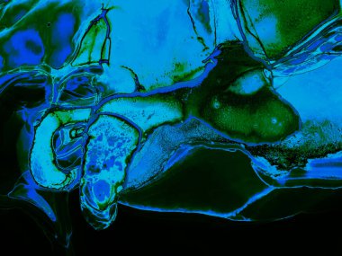 Moda tasarımı için modern yaratıcı suluboya arka plan. Renkli soyut resim arkaplanı. Alkol mürekkebi. Soyut Ruhsal Akışkan.